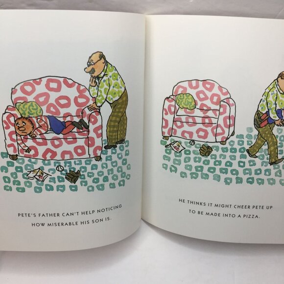 Vintage Lot 3 Kids Picture Books Curious George Pete's A Pizza Mop Top Haircut - Picture 14 of 16